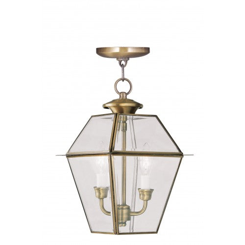 LIVEX LIGHTING  2285-01  Westover  Outdoor Pendant Lantern