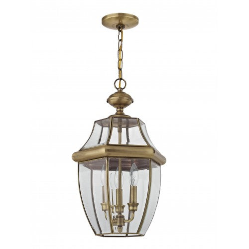 LIVEX LIGHTING 2355-01  Monterey  Outdoor Pendant Lantern