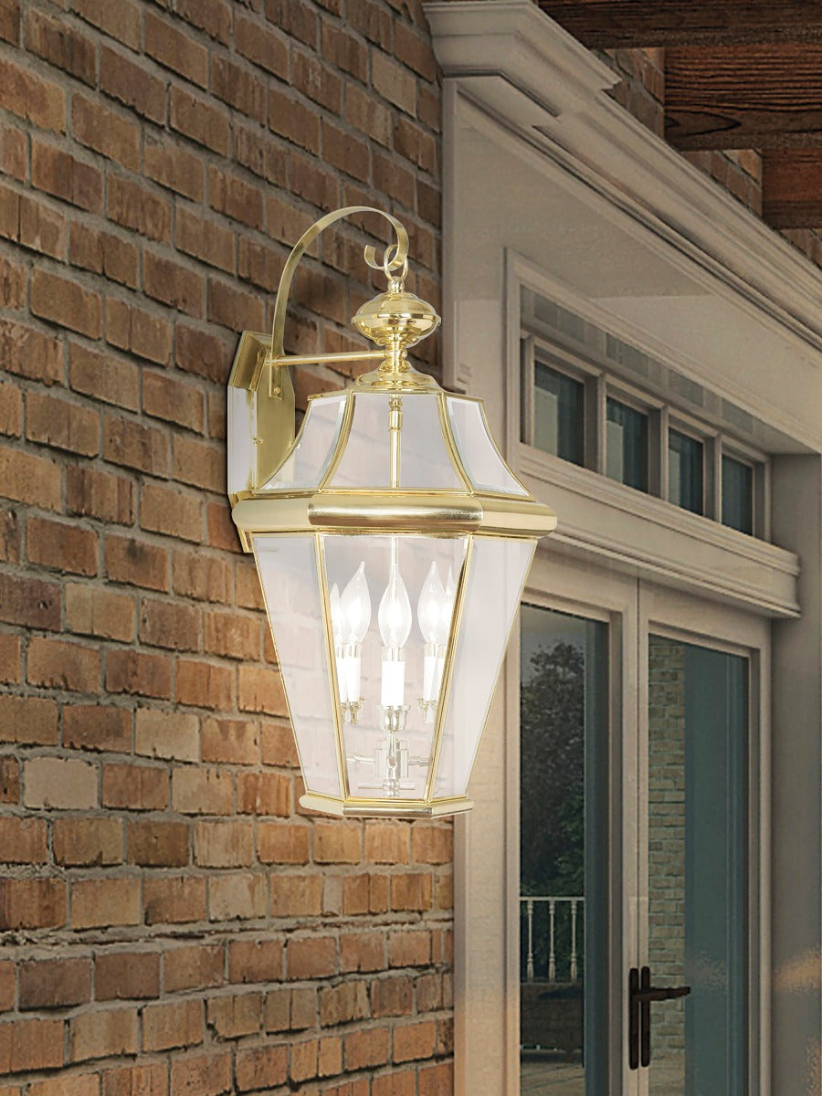 LIVEX LIGHTING  2361-02  Georgetown  Wall Lantern/Wall Sconce