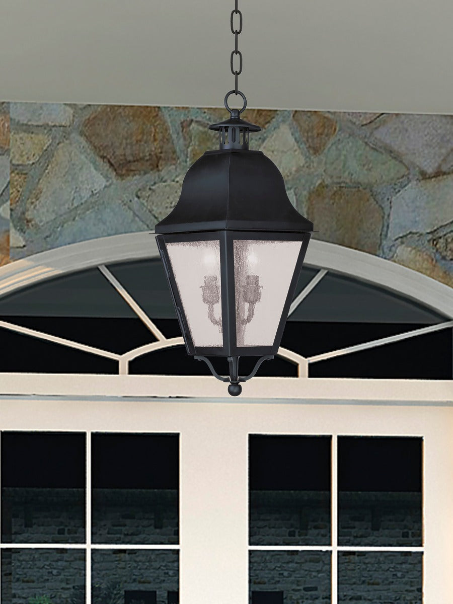 LIVEX LIGHTING  2546-04  Amwell  Outdoor Pendant Lantern