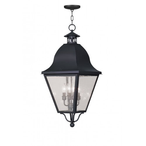 LIVEX LIGHTING  2547-04  Amwell  Outdoor Pendant Lantern