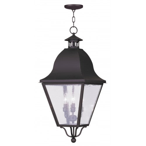 LIVEX LIGHTING  2547-07 Amwell  Outdoor Pendant Lantern