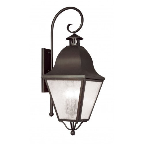 LIVEX LIGHTING  2558-07  Amwell  Wall Lantern