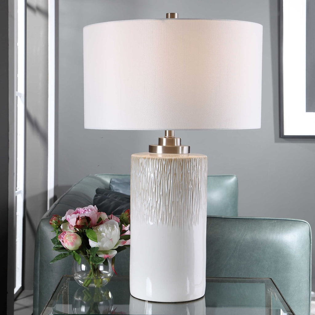 UTTERMOST  26354-1  GEORGIOS CYLINDER TABLE LAMP