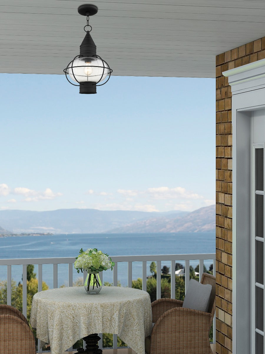 LIVEX LIGHTING  26906-04 Newburyport  Outdoor Pendant Lantern
