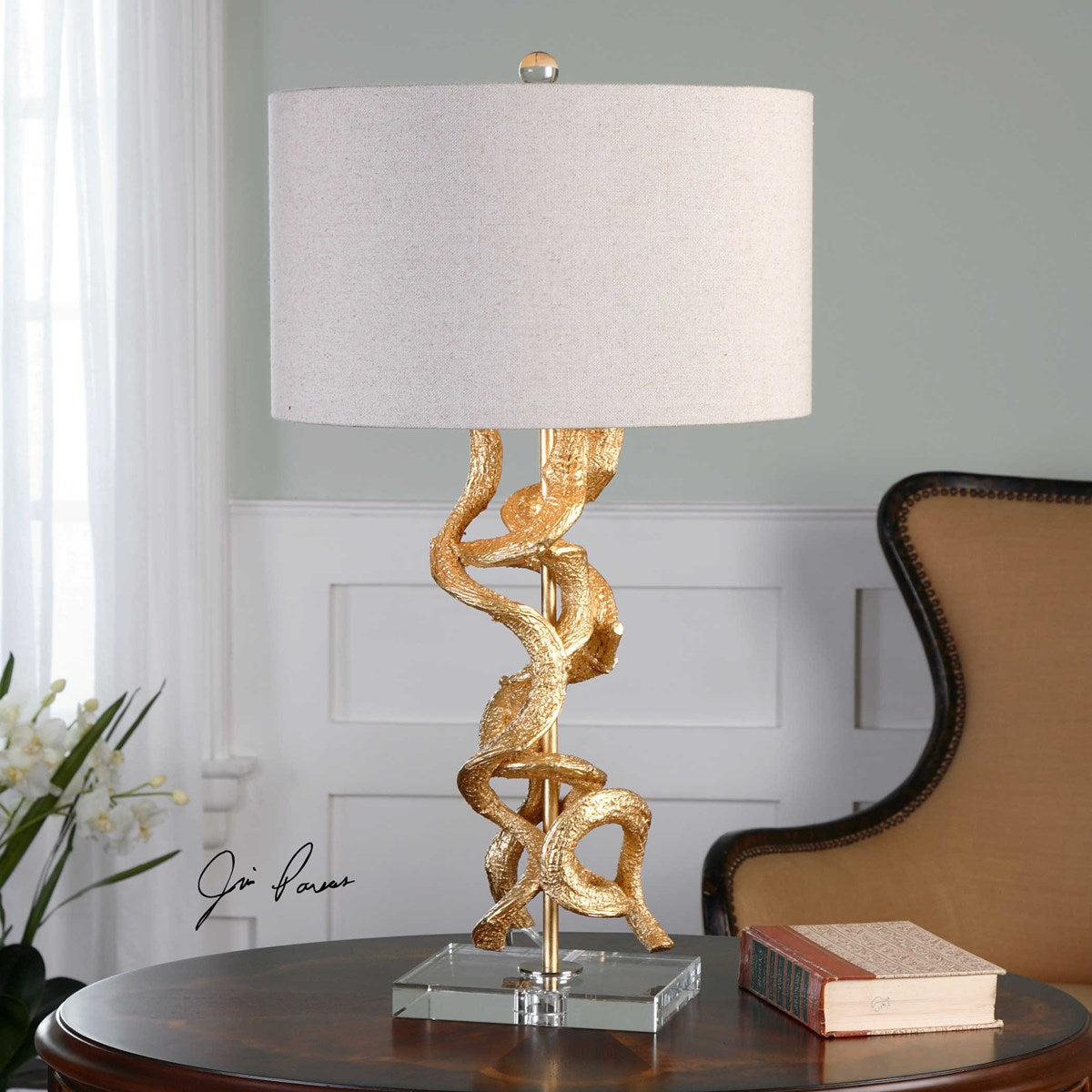 UTTERMOST  27113-1  TWISTED VINES TABLE LAMP