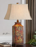 UTTERMOST  27678  COLOURFUL FLOWERS TABLE LAMP