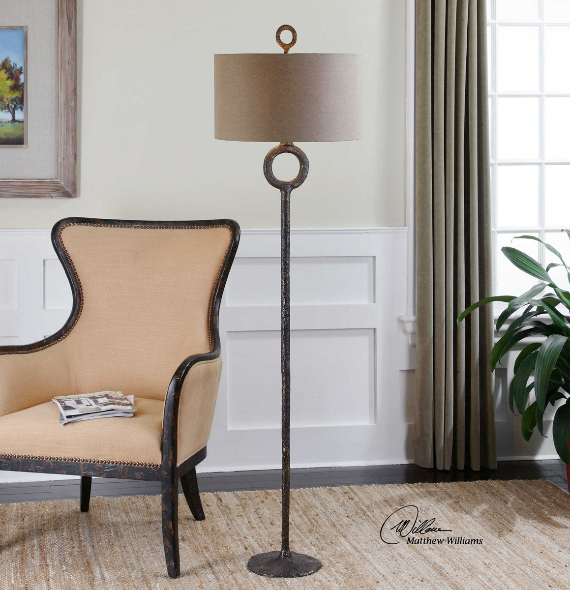 UTTERMOST   28633  FERRO FLOOR LAMP