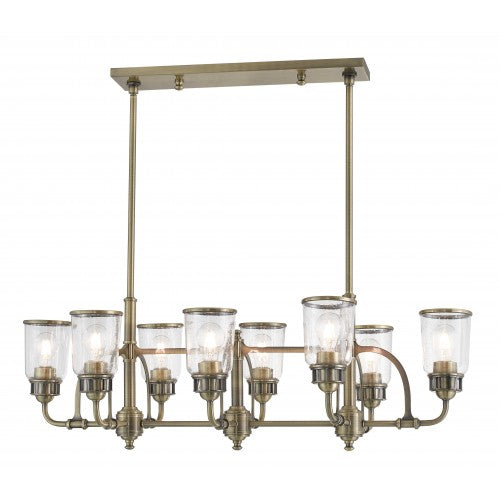 LIVEX LIGHTING  40028-01  Lawrenceville  Linear Chandelier