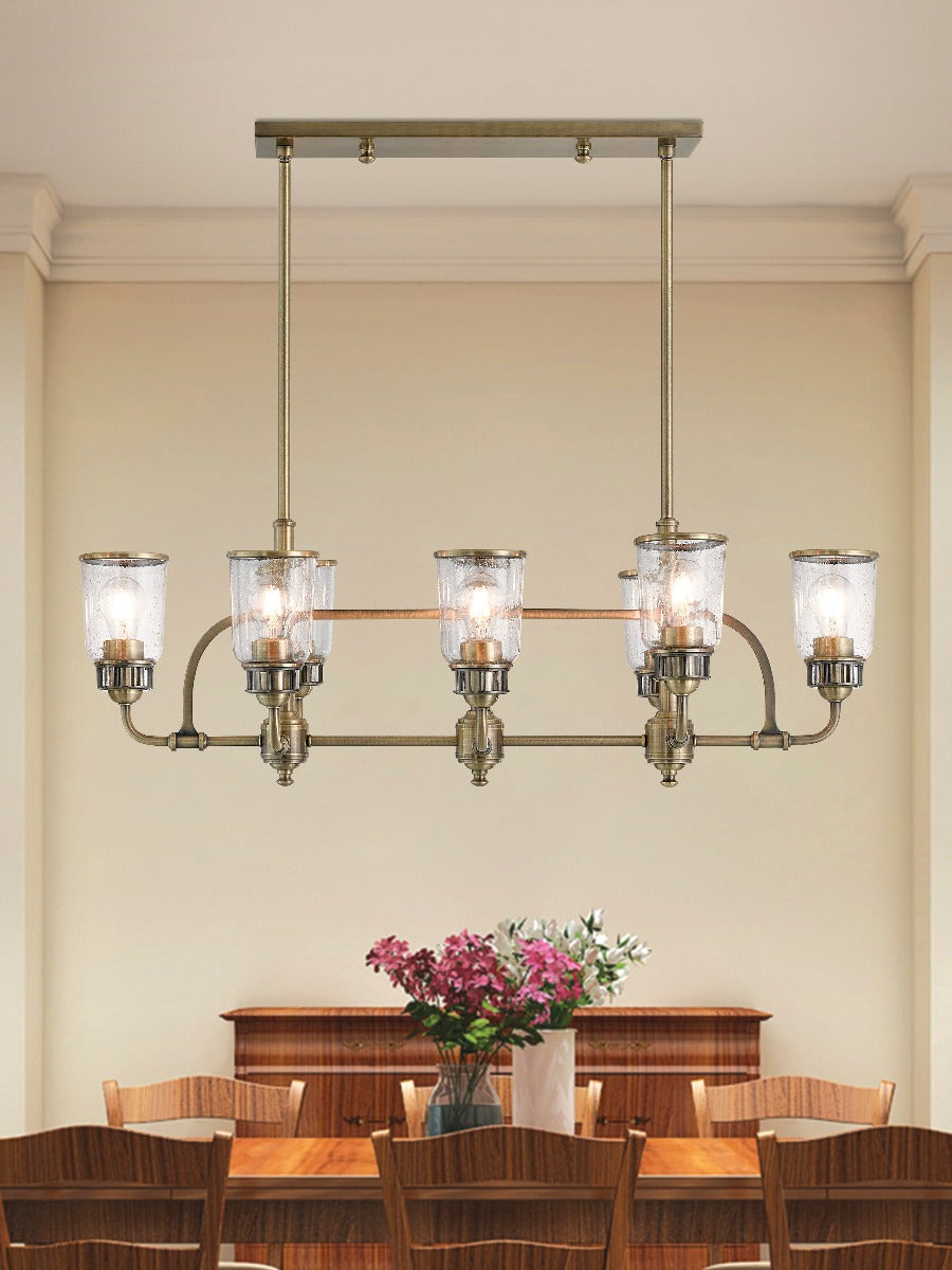 LIVEX LIGHTING  40028-01  Lawrenceville  Linear Chandelier