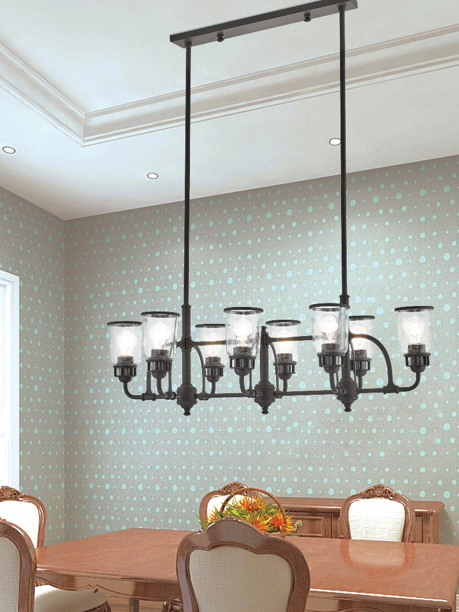 LIVEX LIGHTING  40028-07  Lawrenceville  Linear Chandelier