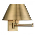 LIVEX LIGHTING  40030-01  Swing Arm Wall Lamp