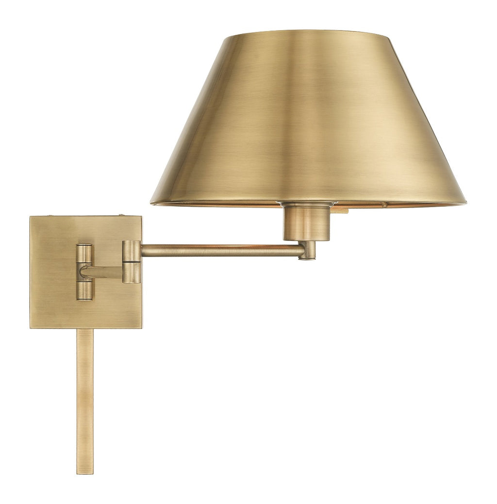LIVEX LIGHTING  40030-01  Swing Arm Wall Lamp