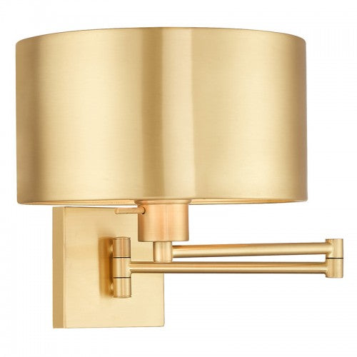 LIVEX LIGHTING  40034-12  Swing Arm Wall Lamp