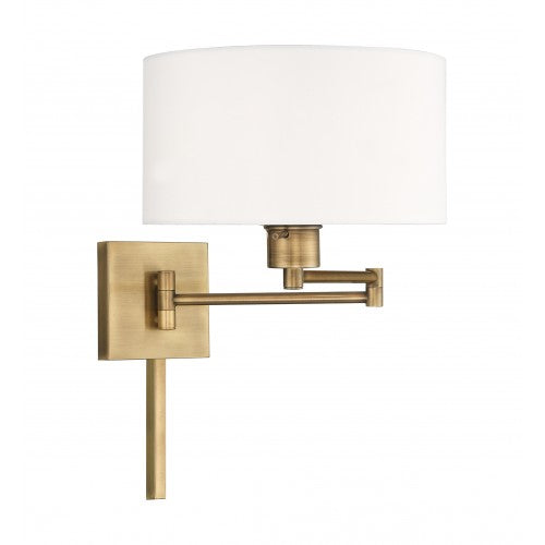 LIVEX LIGHTING  40036-01  Swing Arm Wall Lamp