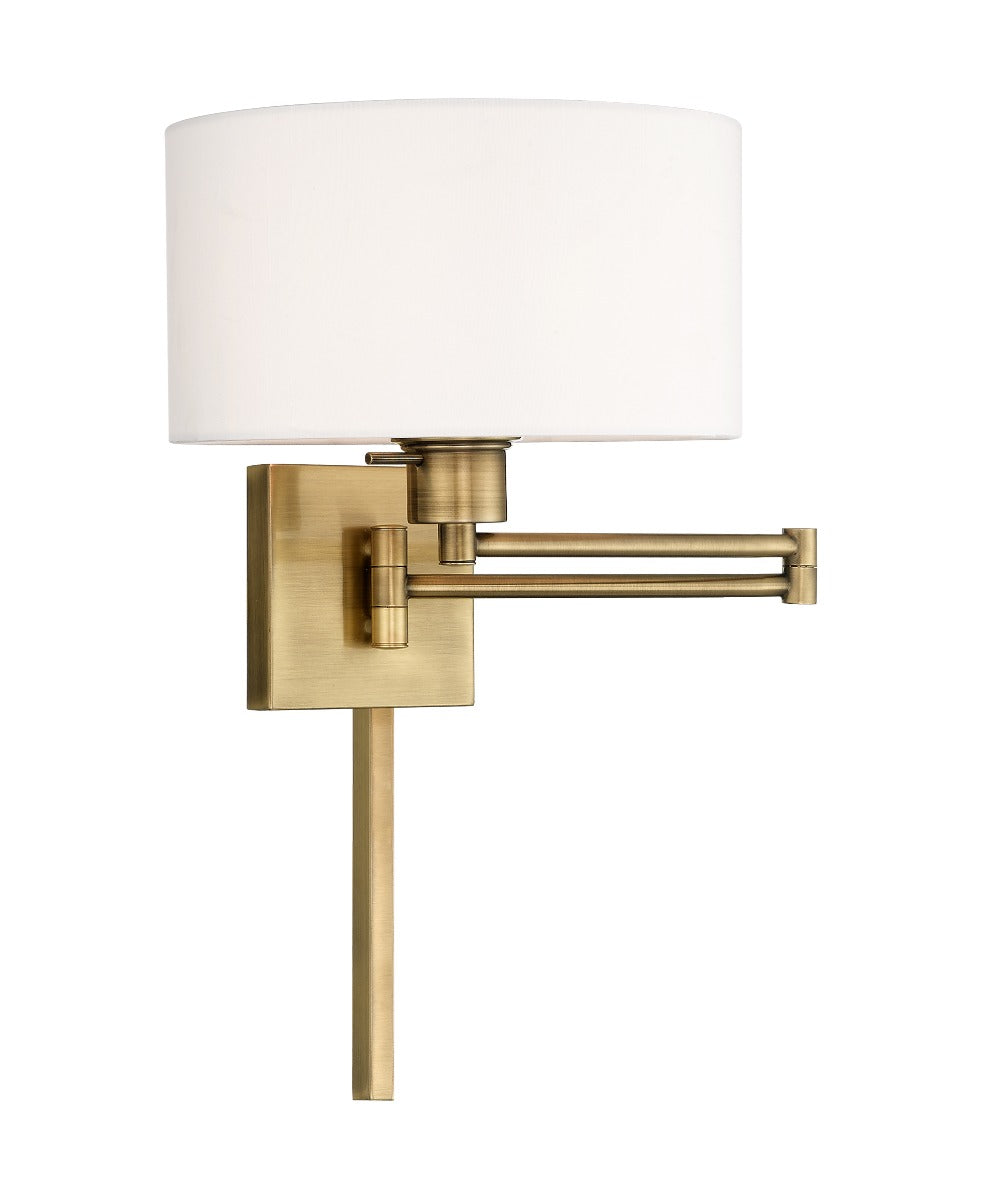 LIVEX LIGHTING  40036-01  Swing Arm Wall Lamp