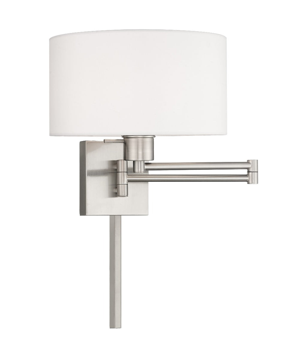 LIVEX LIGHTING  40036-91  Swing Arm Wall Lamp
