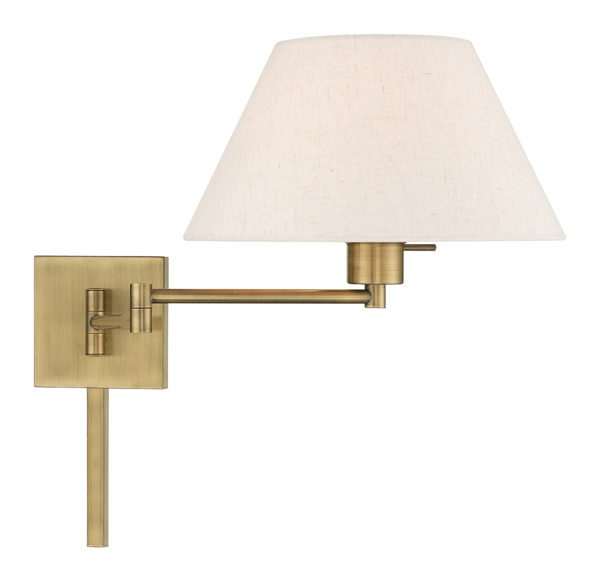 LIVEX LIGHTING  40038-01  Swing Arm Wall Lamp