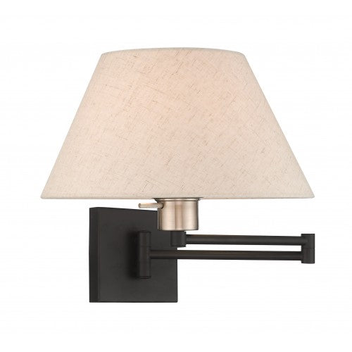 LIVEX LIGHTING  40038-04  Swing Arm Wall Lamp