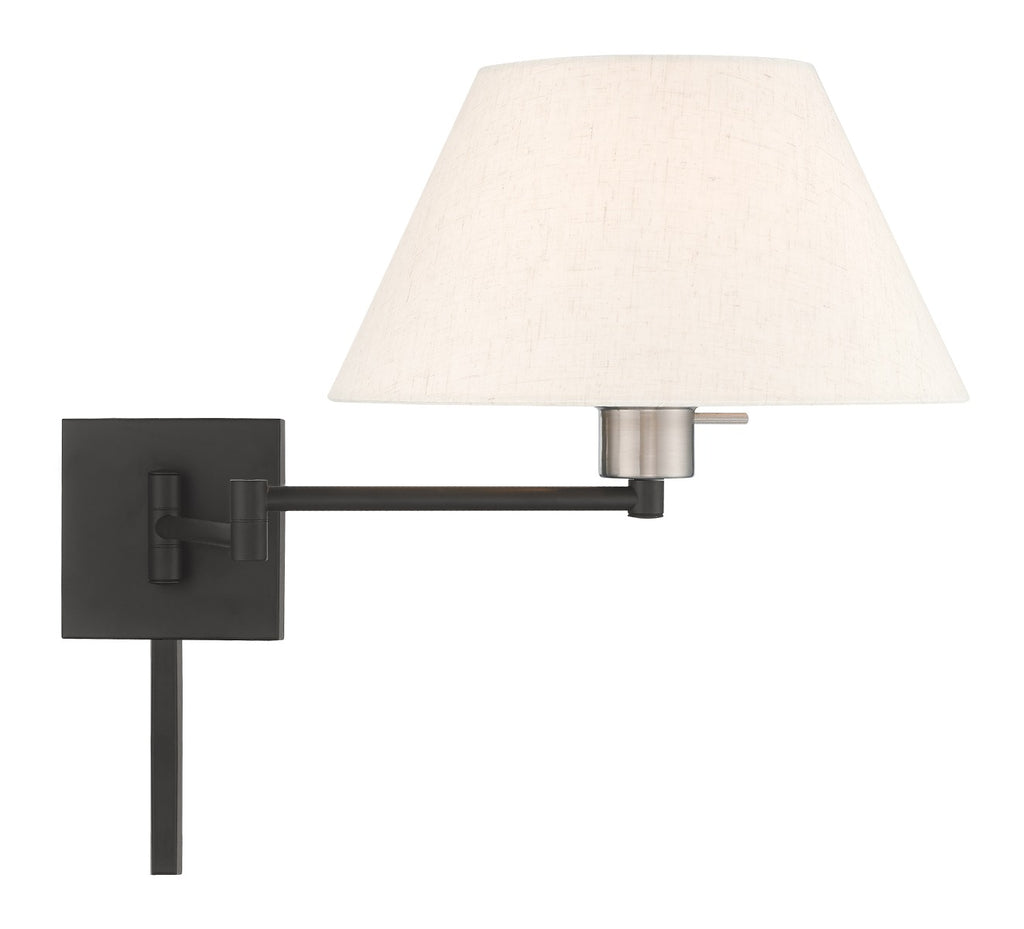 LIVEX LIGHTING  40038-04  Swing Arm Wall Lamp