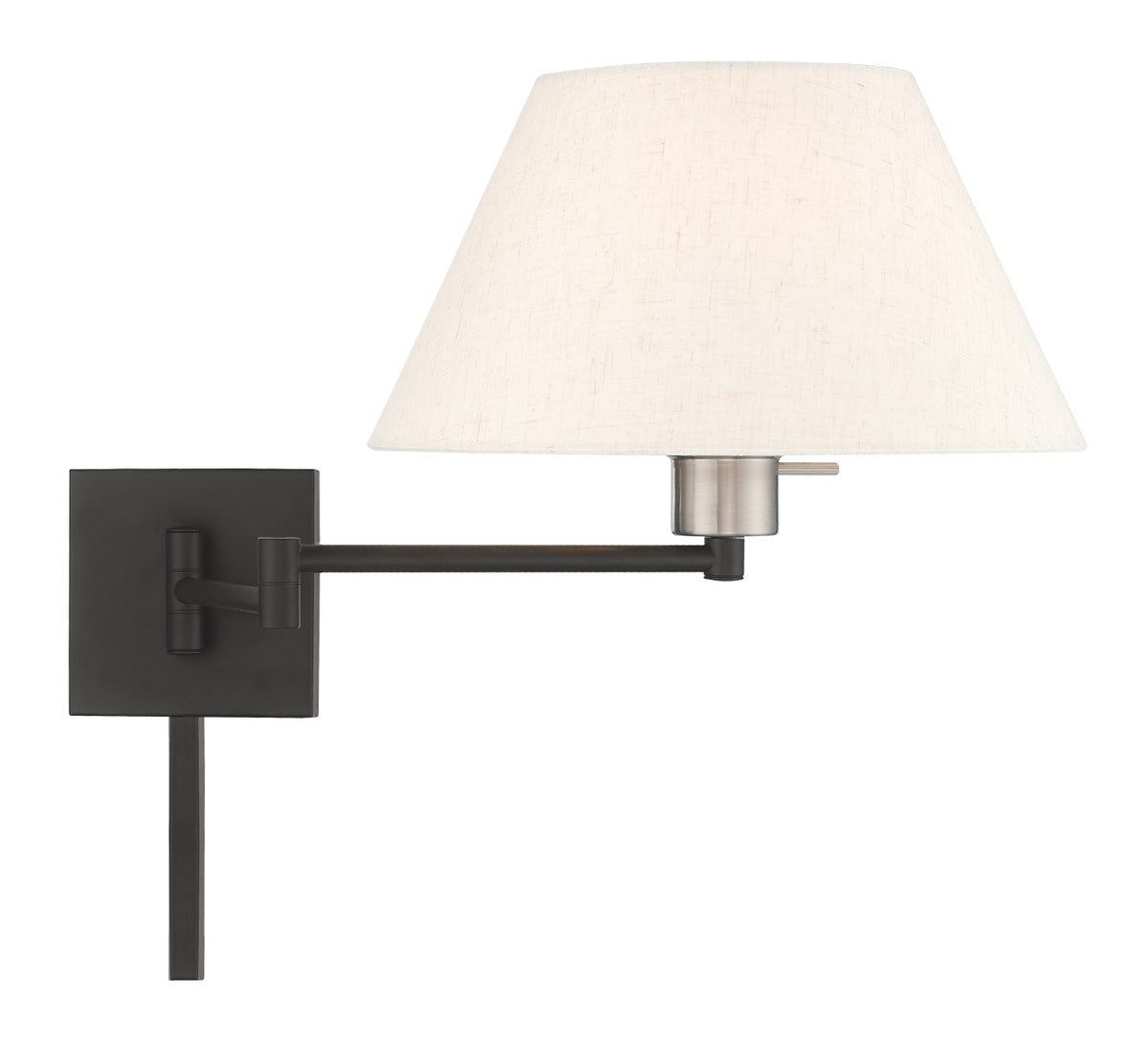 LIVEX LIGHTING  40038-04  Swing Arm Wall Lamp
