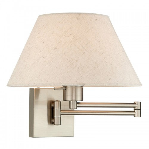 LIVEX LIGHTING  40038-91  Swing Arm Wall Lamp