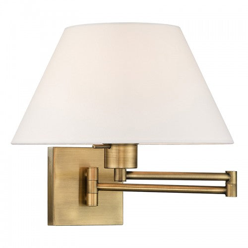 LIVEX LIGHTING  40039-01  Swing Arm Wall Lamp