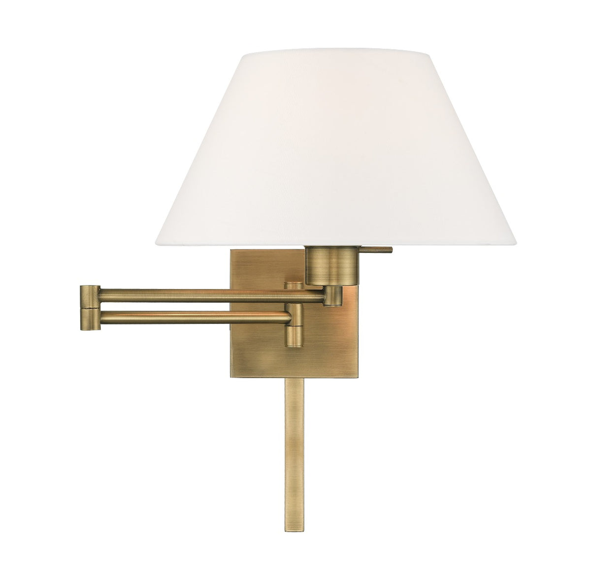 LIVEX LIGHTING  40039-01  Swing Arm Wall Lamp