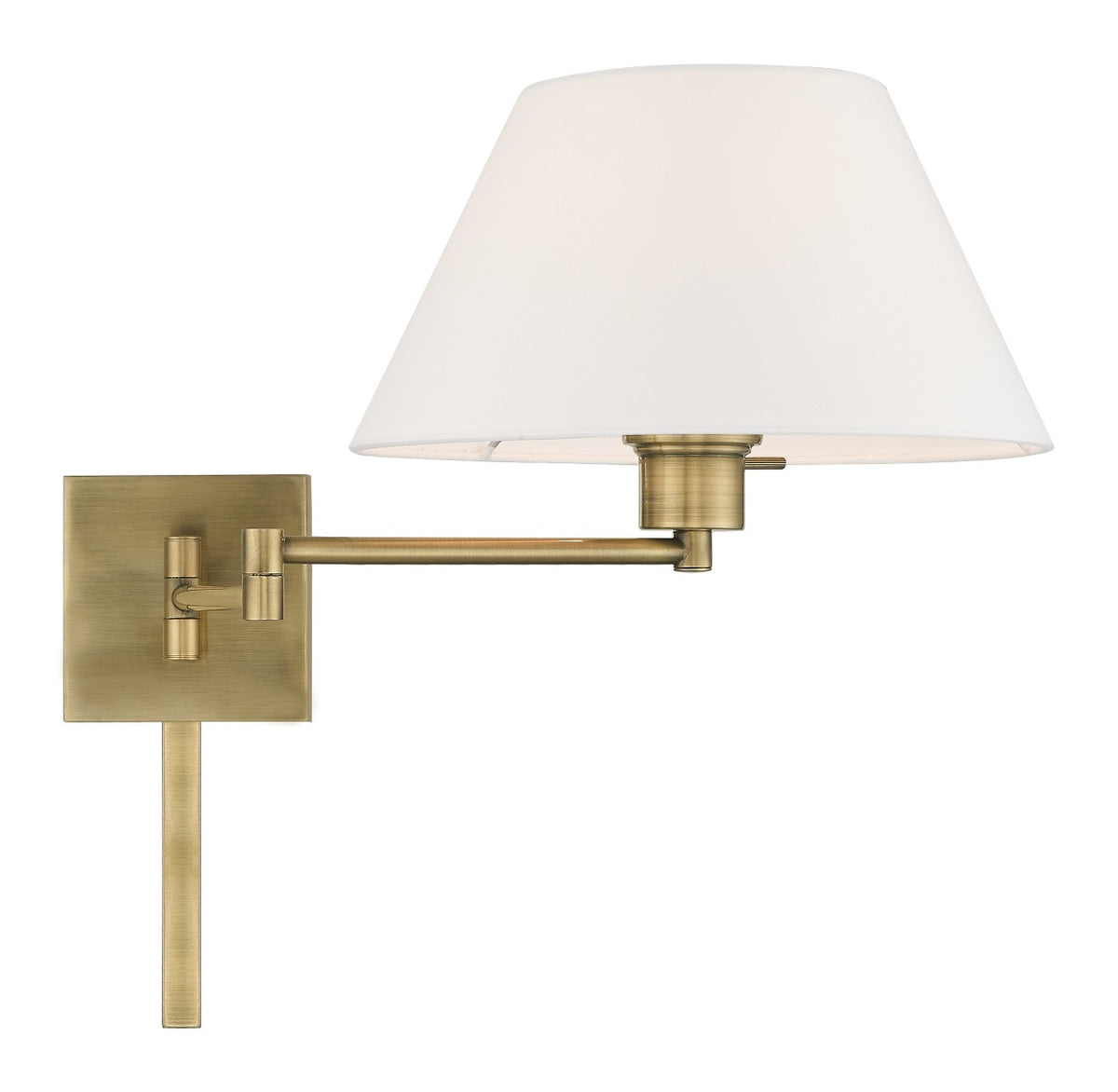 LIVEX LIGHTING  40039-01  Swing Arm Wall Lamp