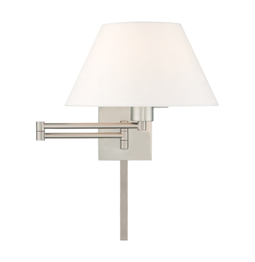 LIVEX LIGHTING  40039-91  Swing Arm Wall Lamp