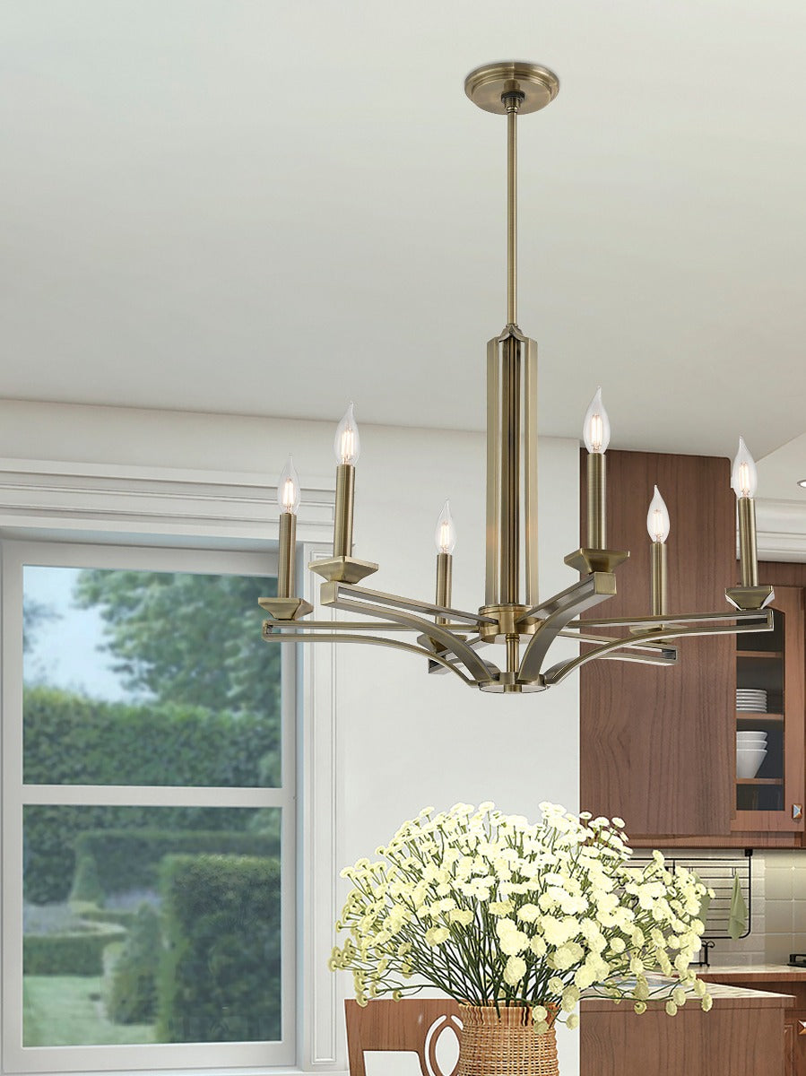 LIVEX LIGHTING  40056-01  Trumbull Chandelier