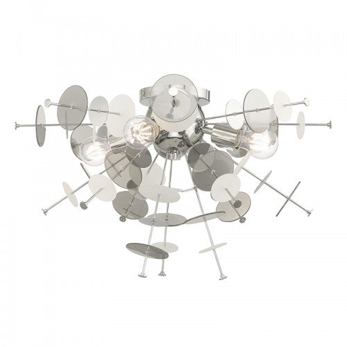 LIVEX LIGHTING  40070-05  Circulo Ceiling Mount