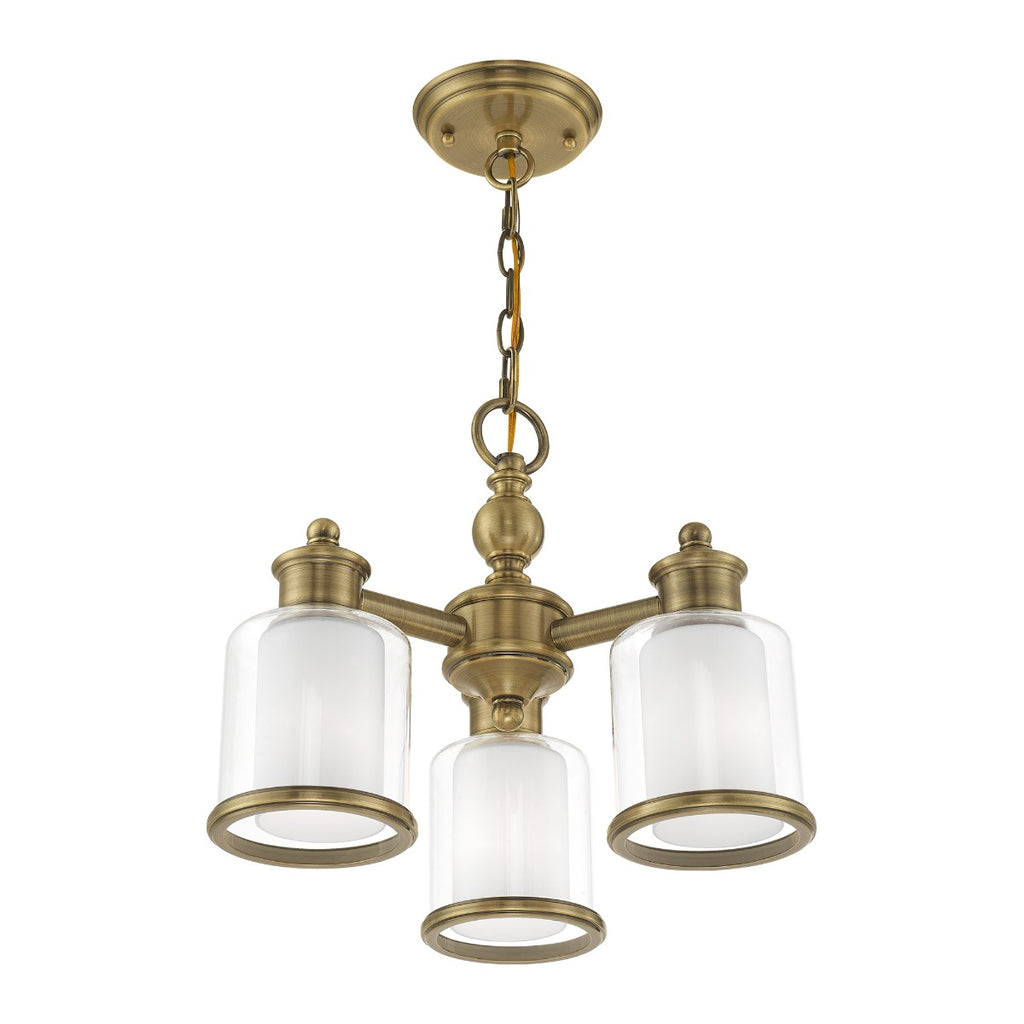 LIVEX LIGHTING  40203-01   Middlebush Mini Chandelier/Ceiling Mount