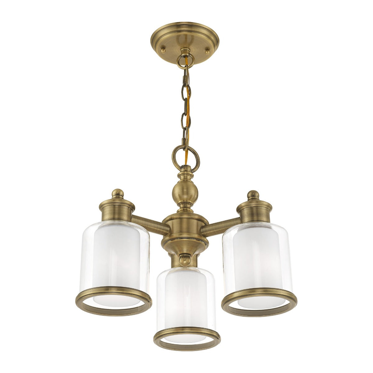 LIVEX LIGHTING  40203-01   Middlebush Mini Chandelier/Ceiling Mount