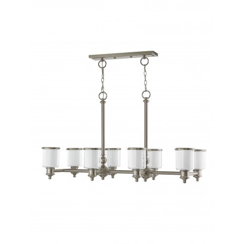 LIVEX LIGHTING 40208-91   Middlebush  Linear Chandelier