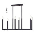 LIVEX LIGHTING  40256-07  Alpine  Linear Chandelier
