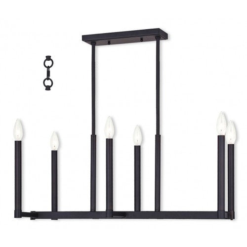 LIVEX LIGHTING  40256-07  Alpine  Linear Chandelier