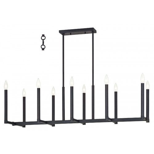 LIVEX LIGHTING  40259-07  Alpine  Linear Chandelier