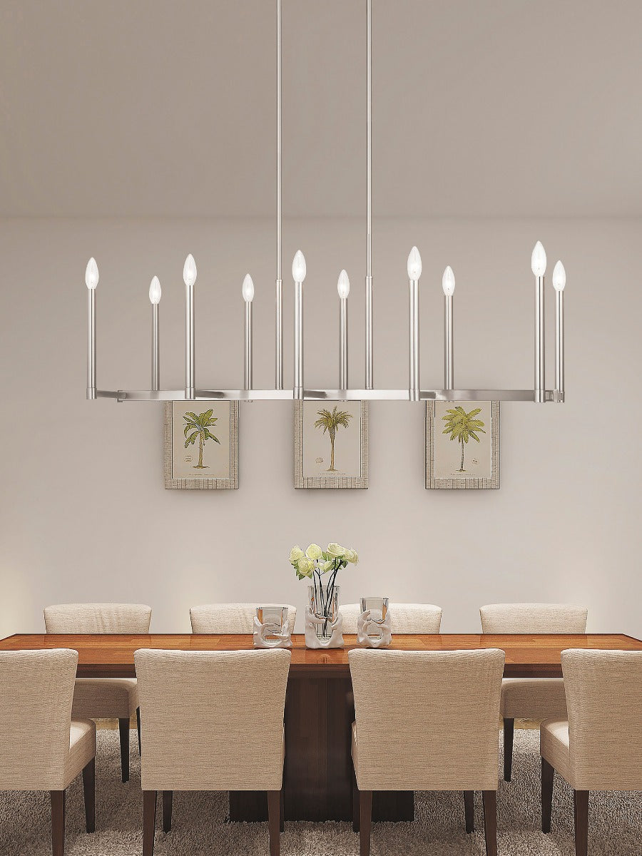 LIVEX LIGHTING  40259-91  Alpine Linear Chandelier