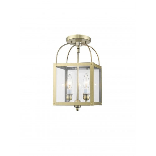 LIVEX LIGHTING  4041-01  Milford  Lantern/Ceiling Mount