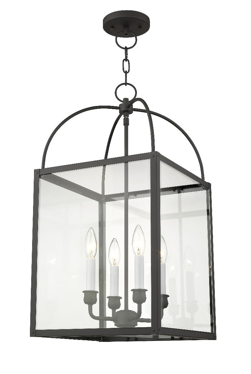 LIVEX LIGHTING  4042-07  Milford  Lantern Chandelier