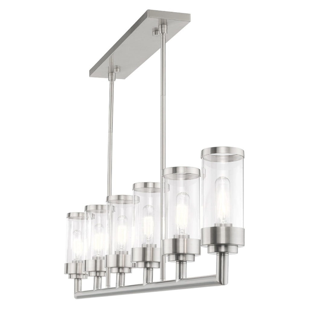 LIVEX LIGHTING  40476-91  Hillcrest Linear Chandelier