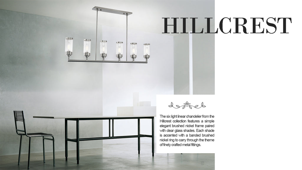 LIVEX LIGHTING  40476-91  Hillcrest Linear Chandelier