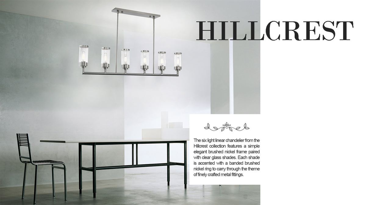 LIVEX LIGHTING  40476-91  Hillcrest Linear Chandelier