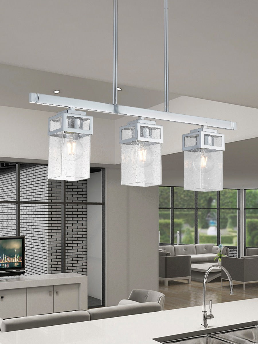 LIVEX LIGHTING  40593-05  Harding  Linear Chandelier