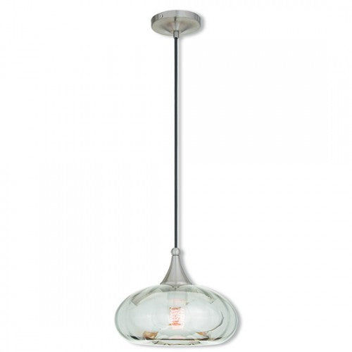 LIVEX LIGHTING  40603-91 Art Glass Mini Pendant