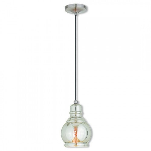 LIVEX LIGHTING  40604-91  Art Glass Mini Pendant
