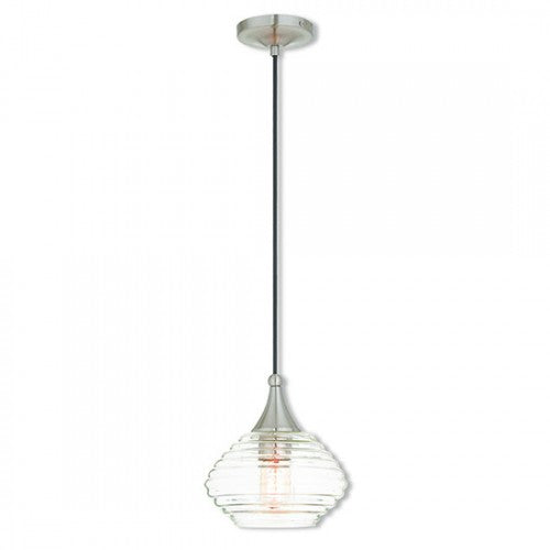 LIVEX LIGHTING  40610-91 Art Glass Mini Pendant