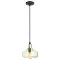 LIVEX LIGHTING  40619-92 Art Glass Mini Pendant