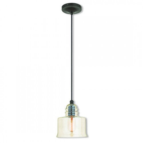 LIVEX LIGHTING  40630-92  Art Glass Mini Pendant